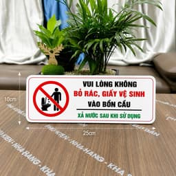 Không Bỏ Giấy Và Rác Vào Bồn Cầu - Quy Tắc Giữ Sạch Nhà Vệ Sinh 3