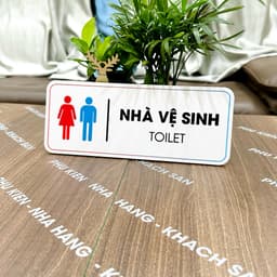 "Biển chỉ dẫn nhà vệ sinh, bảng toilet, biển báo WC chất lượng FOMEX 2