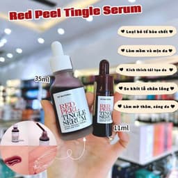 (Công ty) Tinh Chất Red Peel Tingle Serum So’Natural Trắng Da Đều Màu, Cải Thiện Lỗ Chân Lông| Cherry Beauty 2