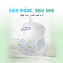 (COMBO 3 BỊCH) Tã Bỉm Quần Supdry Eco Cho Bé Khô Thoáng, Thấm Hút Tốt, Chống Tràn, Dịu Êm Cho Da Bé 3