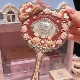 [SẴN HOẢ TỐC] GƯƠNG CẦM TAY TRANG ĐIỂM BÁNH GẤU SWEETIE BEAR FLOWER KNOWS 3
