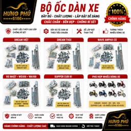 Bộ ốc dàn xe máy full bộ 1