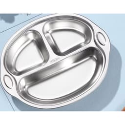 Khay Đựng Thức Ăn Inox 304 Cho Bé – Khay Chia Ngăn Cao Cấp> BUN BUN SHOP 3