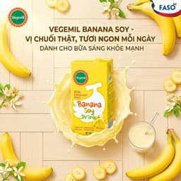 Vegemil Sữa đậu nành chuối 190ml 2