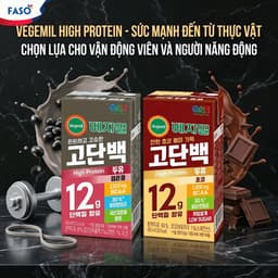 Vegemil Sữa đậu nành đậu đen giàu đạm 190ml 2
