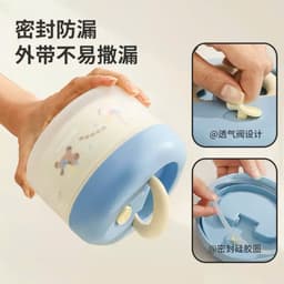 Hộp Cơm Giữ Nhiệt Mini 600ml Lõi Inox 304 Có Quai Xách Đáng Yêu Cho Văn Phòng Đi Học Sanshop 8