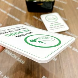 "Biển chỉ dẫn nhà vệ sinh, bảng toilet, biển báo WC chất lượng FOMEX 5