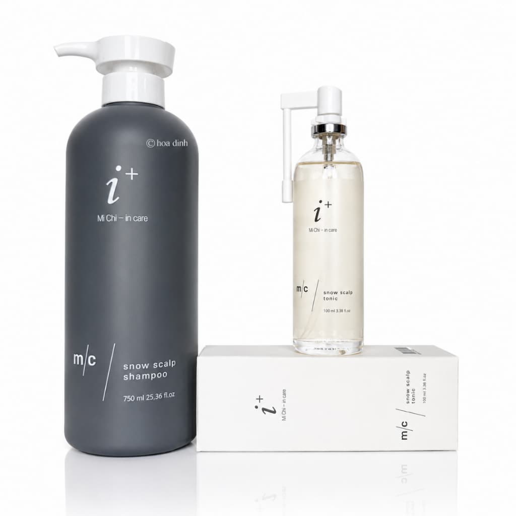 Bộ dầu gội xịt Tonic Michi kích thích mọc tóc, ngăn rụng tóc, kiềm dầu, ngăn gàu, nấm, ngứa hàn quốc
