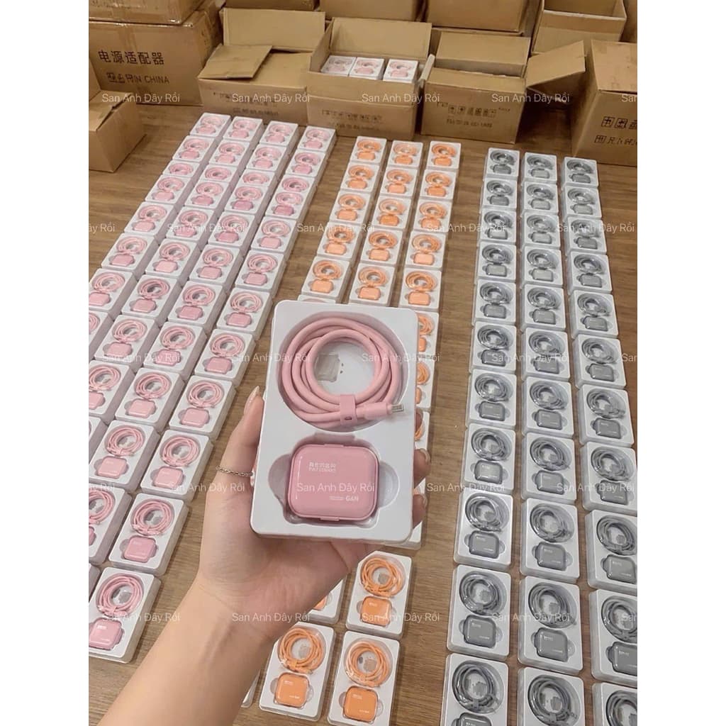 Bộ sạc nhanh GaN 30W Basemo, sạc nhanh 2 in 1, tương thích với nhiều dòng điện thoại siêu hot