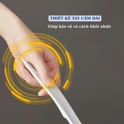 Thìa nhúng mì vớt đồ ăn - Thìa lỗ nhựa vớt đồ ăn dễ dàng và an toàn, vá vớt đồ ăn nhà bếp, nhatle.store2 8