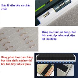 Hộp Đựng Phao Silicon  55cm Đa Năng - Chống Nước Thiết Kế Nhiều Ngăn Thông Minh Đựng Đồ Câu 6