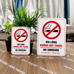 Biển Cấm Hút Thuốc Cao Cấp, Bảng Nhắc Nhở Không Hút Thuốc Chất Lượng Từ FORMEC. 2