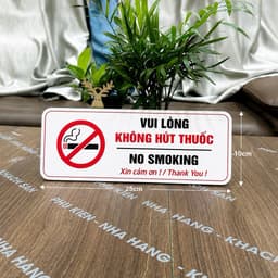 Biển Cấm Hút Thuốc Cao Cấp, Bảng Nhắc Nhở Không Hút Thuốc Chất Lượng Từ FORMEC. 3