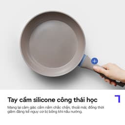 Chảo chống dính phủ ceramic LocknLock Pastella IH đáy từ inox 430, dùng được bếp từ, hàng chính hãng - JoyMall 5