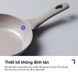 Chảo chống dính phủ ceramic LocknLock Pastella IH đáy từ inox 430, dùng được bếp từ, hàng chính hãng - JoyMall 6