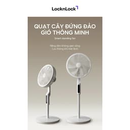 Quạt Cây Đứng LocknLock ENF166WHT 7 Cánh Đảo Gió Rộng, Hẹn Giờ, Kèm Điều Khiển Từ Xa, Chính Hãng - JoyMall 6
