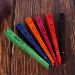 Quạt gỗ cổ trang nhiều màu xếp cầm tay phong cách Trung Quốc 5