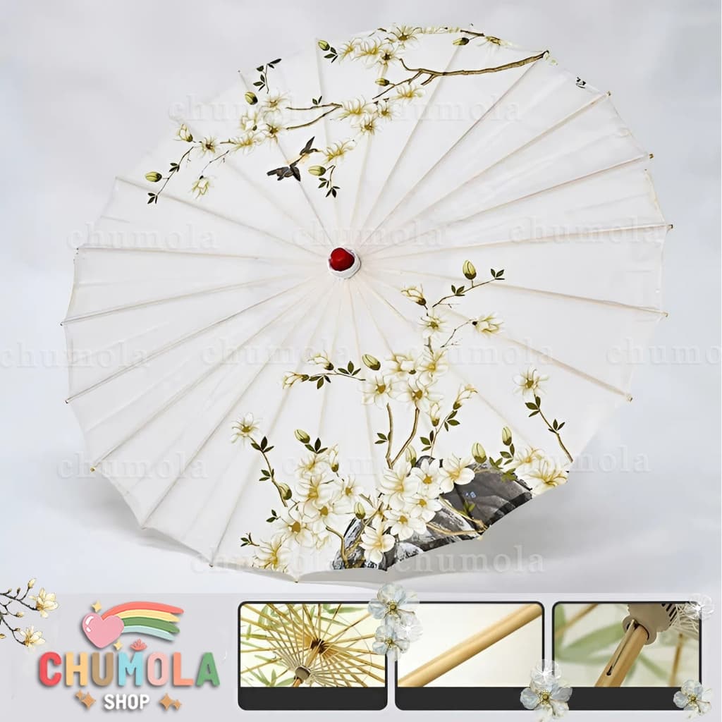 Ô dù cổ trang Thần Quang Thời Ảnh Ngọc cốt dao Tiêu Chiến xinh xắn cosplay độc đáo