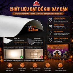 Phông Nền Halloween Chụp Ảnh Decor Check-in In Bạt Chống Nước Backdrop Halloween Khổ Lớn 5