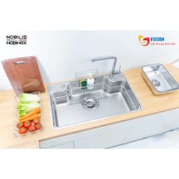 CHẬU RỬA BÁT NOBINOX LIKEN NL792D | KÍCH THƯỚC 83X50CM 4