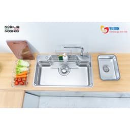 CHẬU RỬA BÁT NOBINOX LIKEN NL792D | KÍCH THƯỚC 83X50CM 6