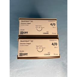 [ Lẻ 2 sợi ] Chỉ Tự Tiêu CPT TRUSTIGUT C 4/0 5/0 6/0 (CHROMIC CATGUT) - Dùng Cho Cấy Chỉ 7