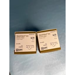 [ Lẻ 2 sợi ] Chỉ Tự Tiêu CPT TRUSTIGUT C 4/0 5/0 6/0 (CHROMIC CATGUT) - Dùng Cho Cấy Chỉ 9