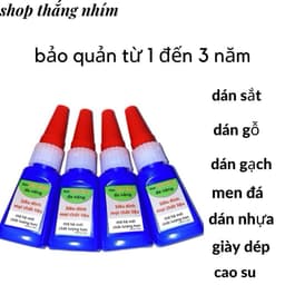 Combo 4 lọ keo dán siêu dính OILY GLUE dán sắt gỗ sứ dày dép cao su 2