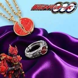 Vòng Cổ Đôi Kamen Rider OOO Ankh Broken Taka Core Medal Anime Cosplay Couple 2