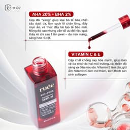 Serum Peel Da RUÉE Red Peel Whitening Serum 30ml - Tẩy Tế Bào Chết, Làm Sáng Da, Giảm Mụn 8
