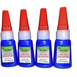 Combo 4 lọ keo dán siêu dính OILY GLUE dán sắt gỗ sứ dày dép cao su 4