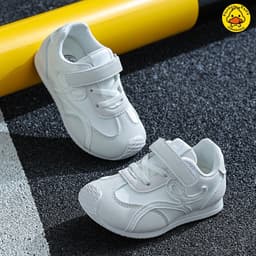 Giày Thể Thao Trẻ Em 1-12 tuổi Da mềm chống trượt nhẹ êm cho Bé Trai Bé Gái. K06 1