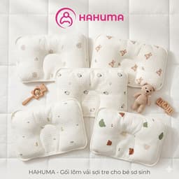 Gối Lõm bambo Cho Bé Sơ Vải Sợi Tre - Gối Chống Bẹp Đầu Cho Bé Ngủ Ngon 7