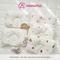 Gối Lõm bambo Cho Bé Sơ Vải Sợi Tre - Gối Chống Bẹp Đầu Cho Bé Ngủ Ngon 9