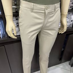 Quần kaki nam Owen màu xám nhạt regular fit vải renu co giãn chống nhăn bền màu QKR263511 2
