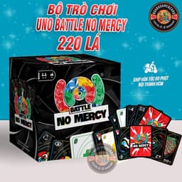 [HÀNG CAO CẤP] UNO NO MERCY ,UNO Không Thương Xót cuộc chơi nâng cấp, trò chơi thẻ bài UNO 220 lá 1