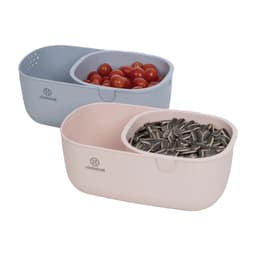 Khay Tiện ÍCh 2 Tầng 5602 Để Hướng Dương, Đồ Ăn, Rau Củ Quả Việt Nhật 1