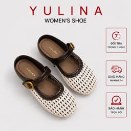 Giày Sục Rọ Đan 𝙔𝙐𝙇𝙄𝙉𝘼 Phối Khuy Hàng Cao Cấp  - LT62 1