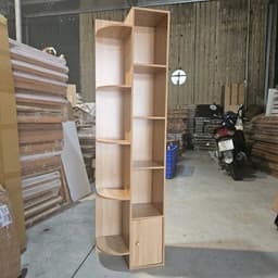 Kệ Rượu Hoàng Hương, Kệ Góc Tường Decor Kệ Để Đồ Nhiều Tầng Phong Cách Hiện Đại Gỗ MDF Bền Đẹp, kt 150x40x20cm 7