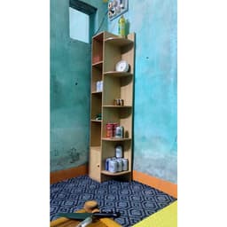 Kệ Rượu Hoàng Hương, Kệ Góc Tường Decor Kệ Để Đồ Nhiều Tầng Phong Cách Hiện Đại Gỗ MDF Bền Đẹp, kt 150x40x20cm 2