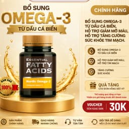 [ Hỗ trợ tim mạch dầu cá ] Thực phẩm bảo vệ sức khỏe Essential Fatty Acids Nordic Omega-3 – 30 viên 2