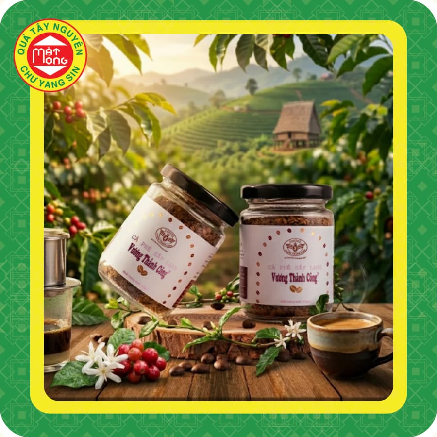 Cà Phê Sấy Lạnh Vương Thành Công 50g - Quà Tây Nguyên