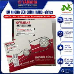Bộ nhông xích (sên) chính hãng Yamaha cho xe Sirius 1