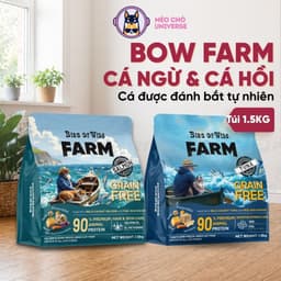 Hạt Cho Mèo Bite Of Wild Farm 1.5KG Cá Ngừ/ Cá hồi 90% Thịt Cá Ngừ Na Uy - MÉO CHÒ UNI 1