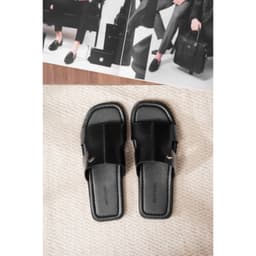Dép Nam Da Bò Dép Da Quai Ngang BUTUNI Lyon S Single Slippers Đế Cao Su Đàn Hồi, Bảo Hành 12 Tháng 6