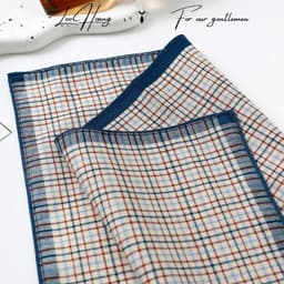 Khăn Tay Nam Cotton 43x43cm, Khăn Mùi Xoa Nam Cao Cấp | Quà Tặng Tinh Tế 6