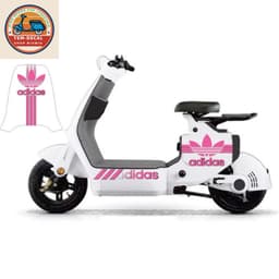 Tem dán xe Decal K1, VC mẫu ADI-DAS nhiều mầu sắc | Decal chống nước và chống phai mầu 2