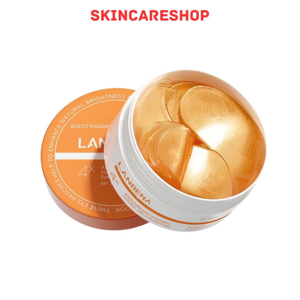 Mặt Nạ Mắt Lanbena Giảm Quầng Thâm Mắt Antioxidant Vitamin C Hydra-Gel Eye Patches 60Pcs