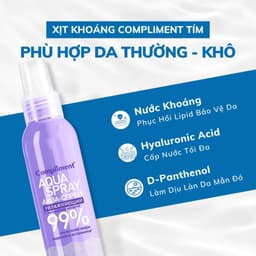 Xịt Khoáng Compliment Aqua Spray 200ml 2