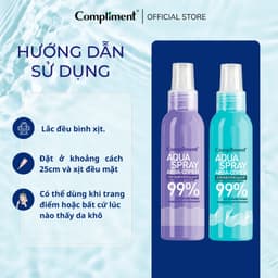 Xịt Khoáng Compliment Aqua Spray 200ml 4